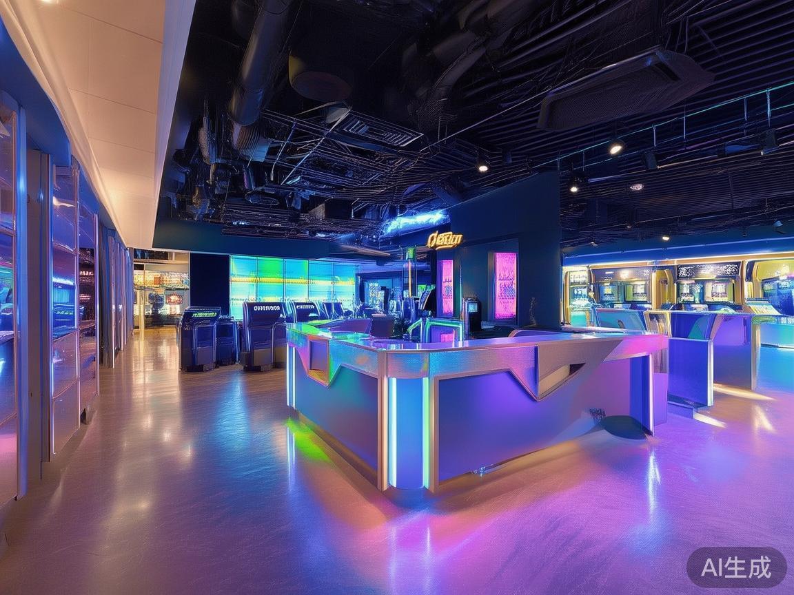 走进九游娱乐电玩城，首先映入眼帘的是其现代化的装修